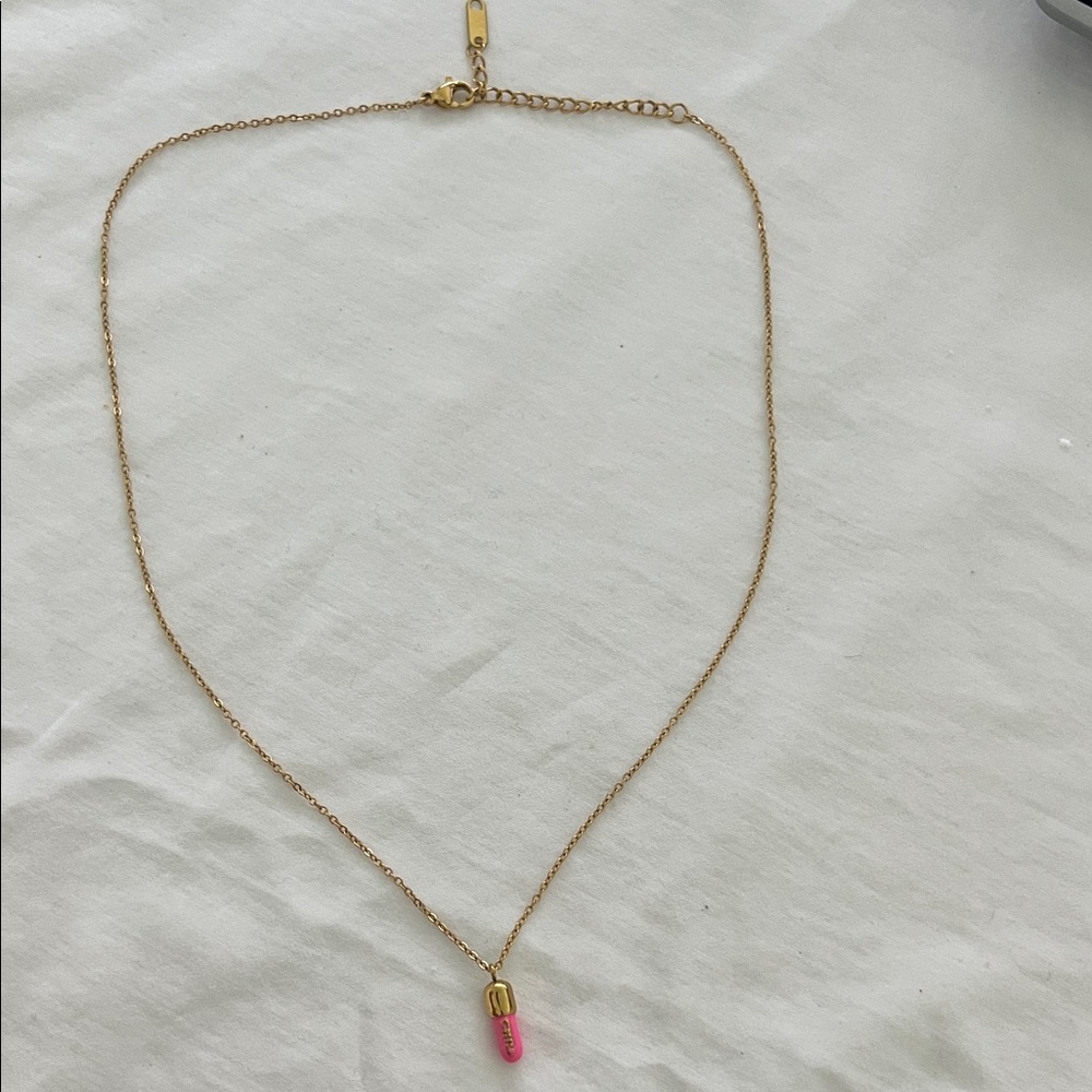 Chill Pill Pendant Necklace